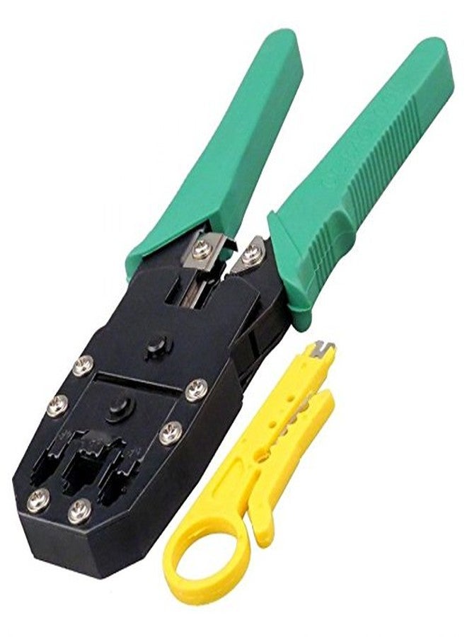 Technotech Best RJ45 RJ11 RJ12 Wire Cable Crimping Tool Cutting Network Hand Tool Pliers - Image 1